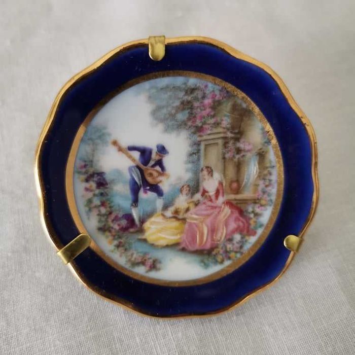 Três miniaturas pratos limoges