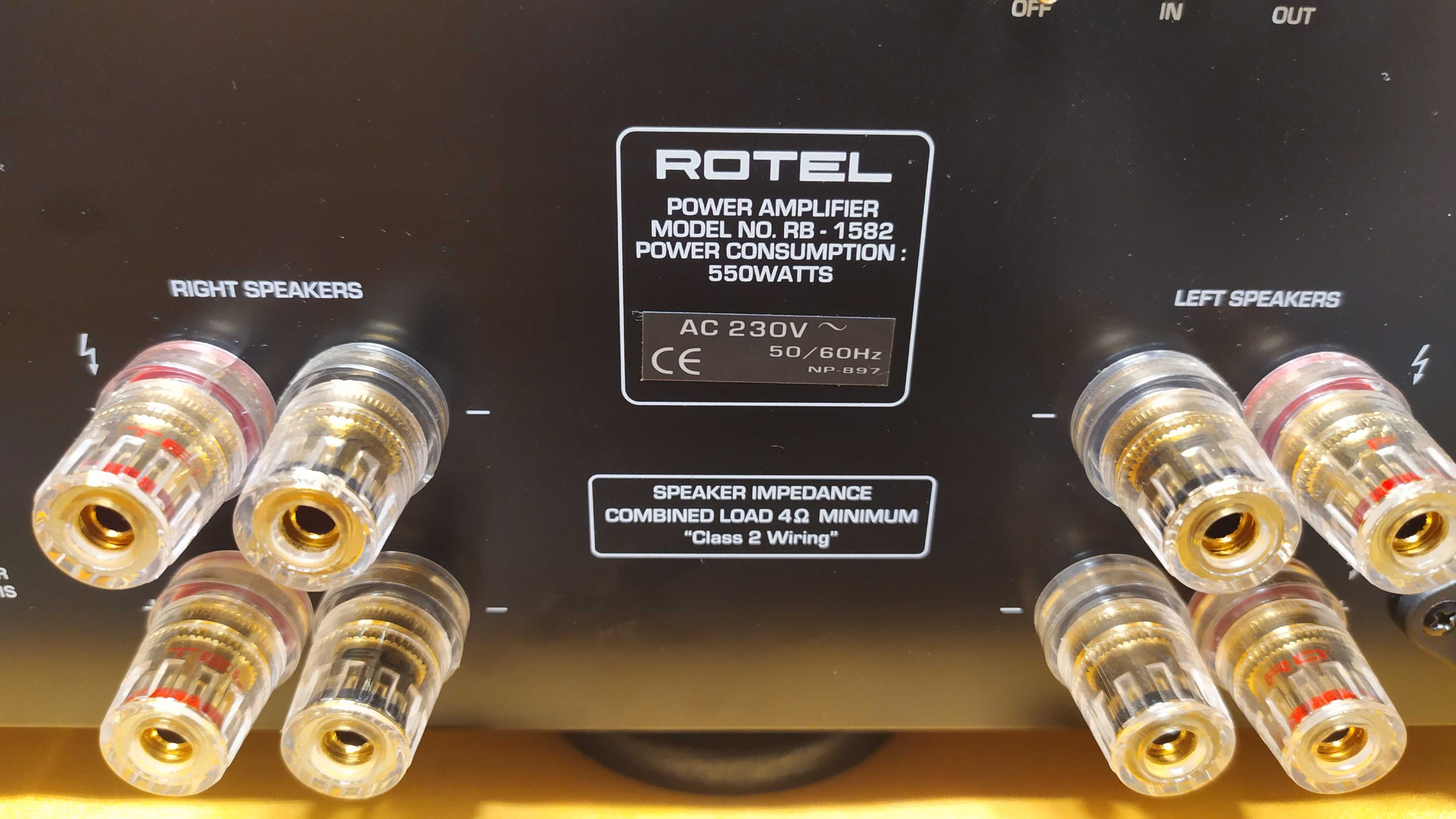 Amplificador Rotel RB1582 estéreo