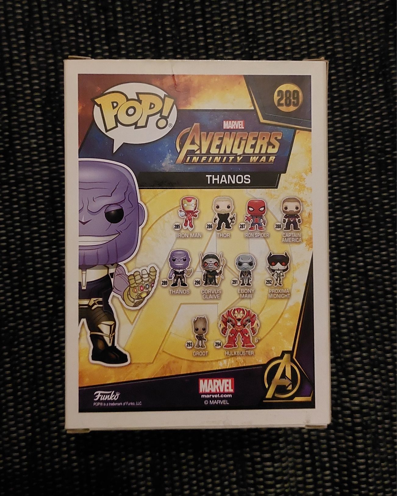 Funko Pop Marvel Avengers Infinity War - Thanos