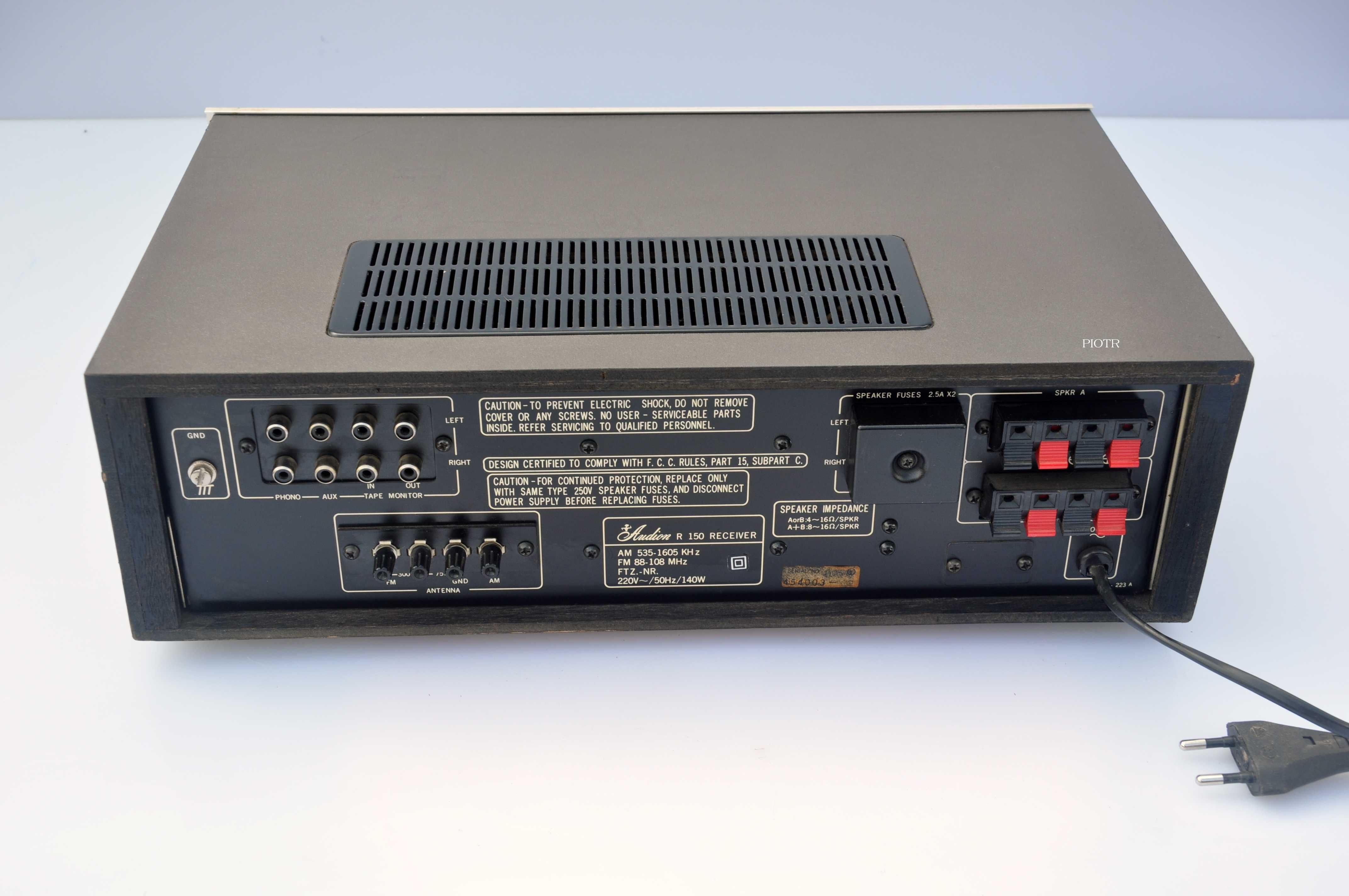 Amplituner Audion R150.Wspaniały dźwięk.Vintage.