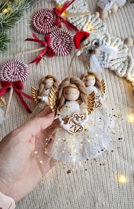 Aniołek ozdoba choinkowa prezent