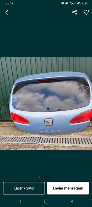 Tampa da mala seat leon 1P
