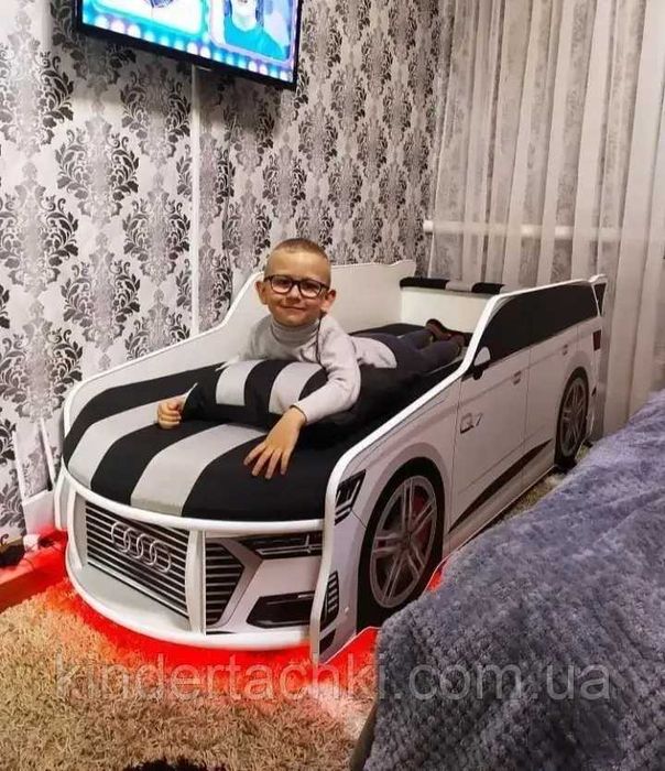 Кровать машина з матрасом/ліжко машина/диван авто/Безкоштовна доставка