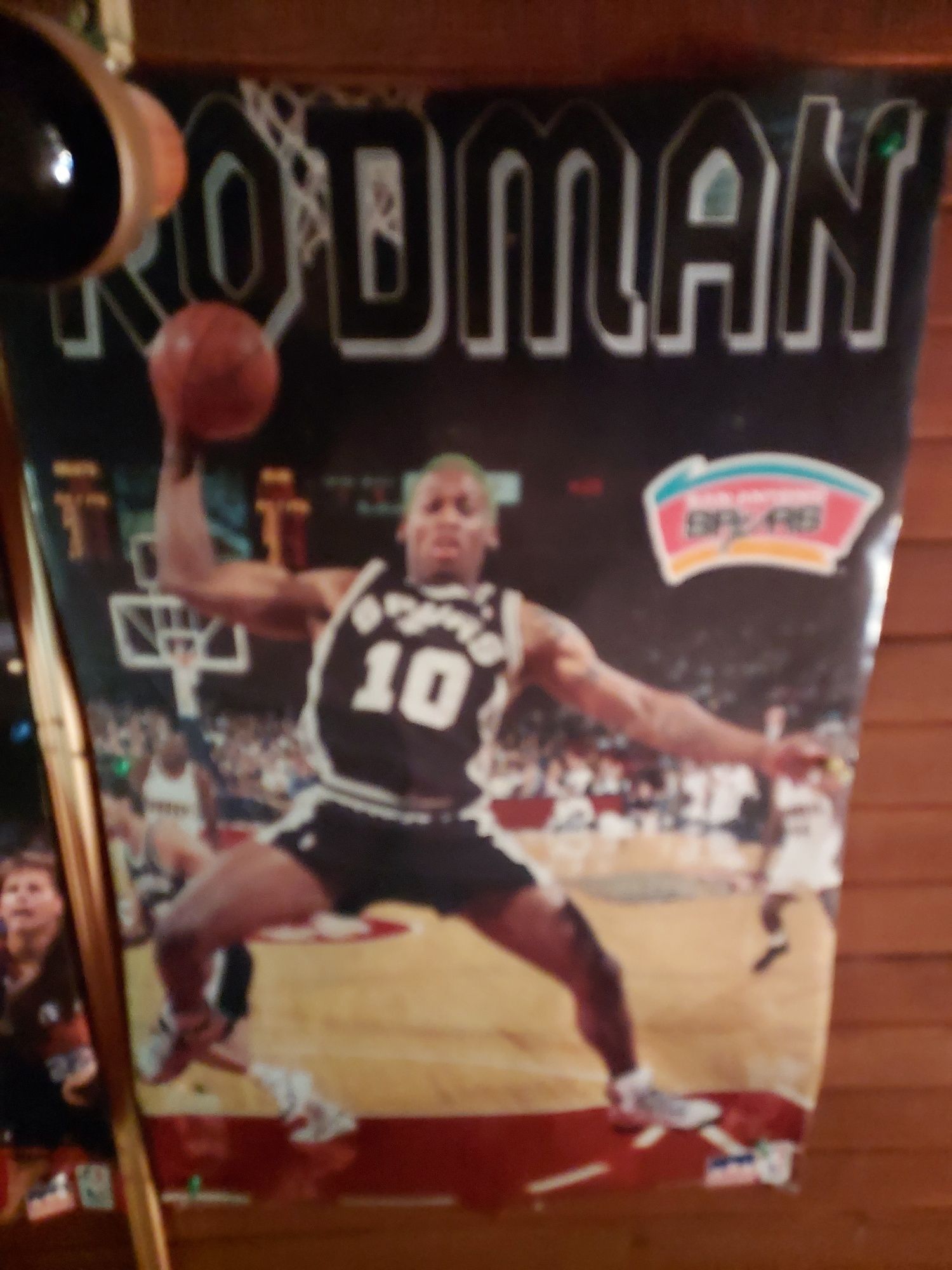 Plakat retro NBA, Dennis Rodman