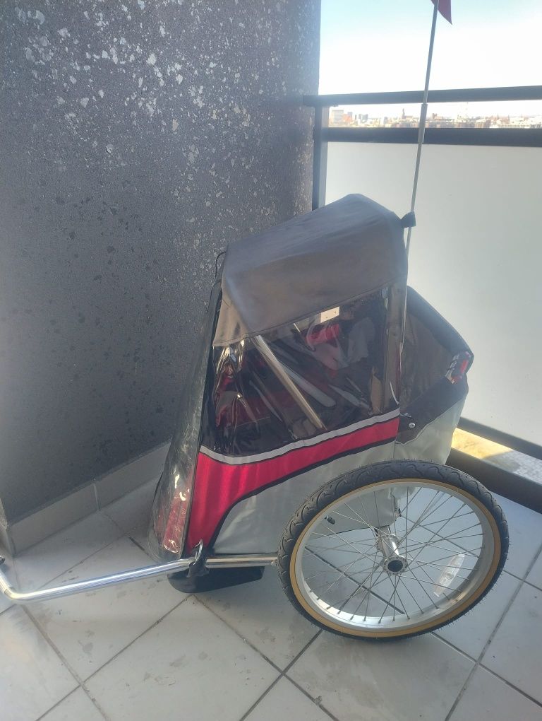 Przyczepka rowerowa Wike Junior stan idealny