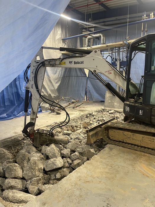 Оренда екскаватора, послуги екскаватора, міні екскаватор, молот