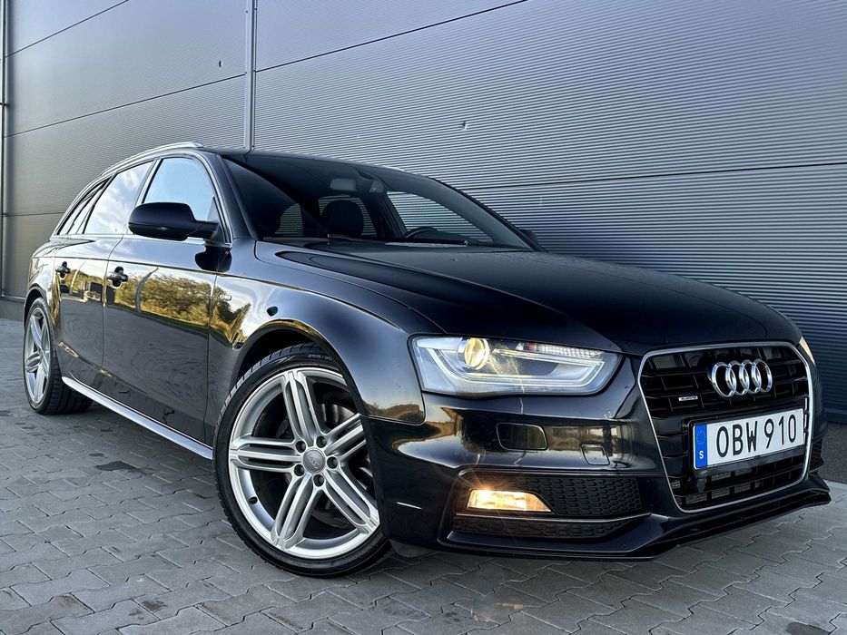 AUDI A4 B8 LIFT 2.0 TDI 177PS Quattro S-LINE Bi-Xenon LED Navi 19" PDC