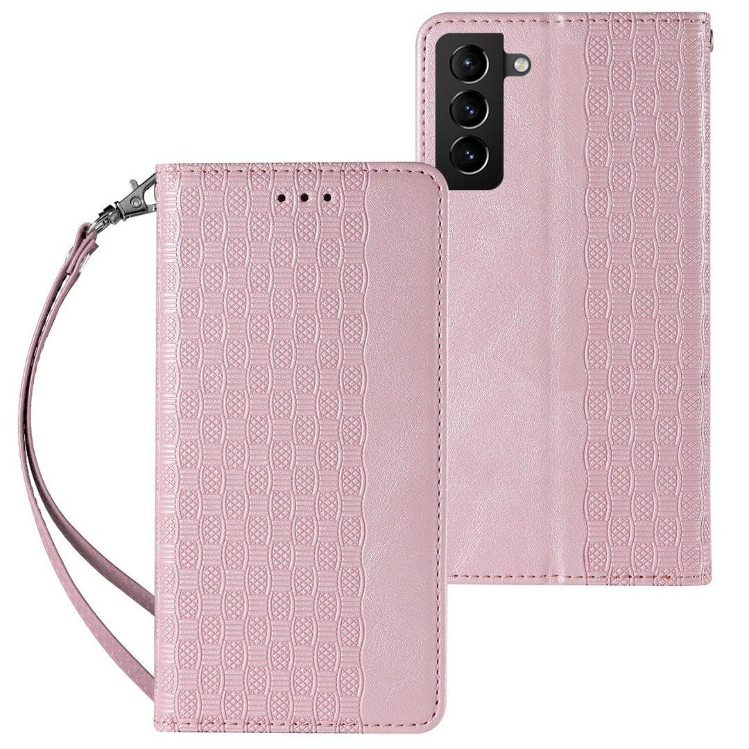 Etui Strap Braders Case Do Samsung Galaxy S22 Ultra Różowy