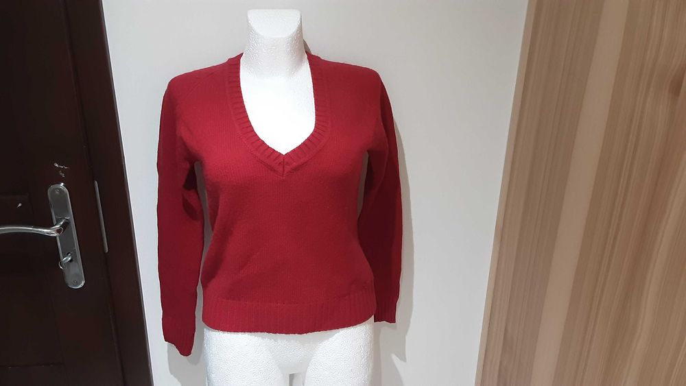 Zara sweterek z wełną grubszy
