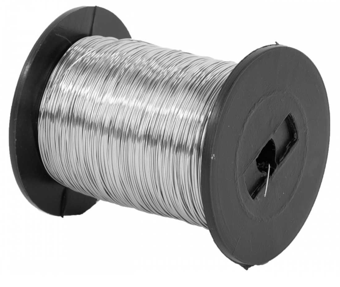 Drut do ramek 0,4 mm 500 gram NIERDZEWNY drutowanie ramek pszczelich