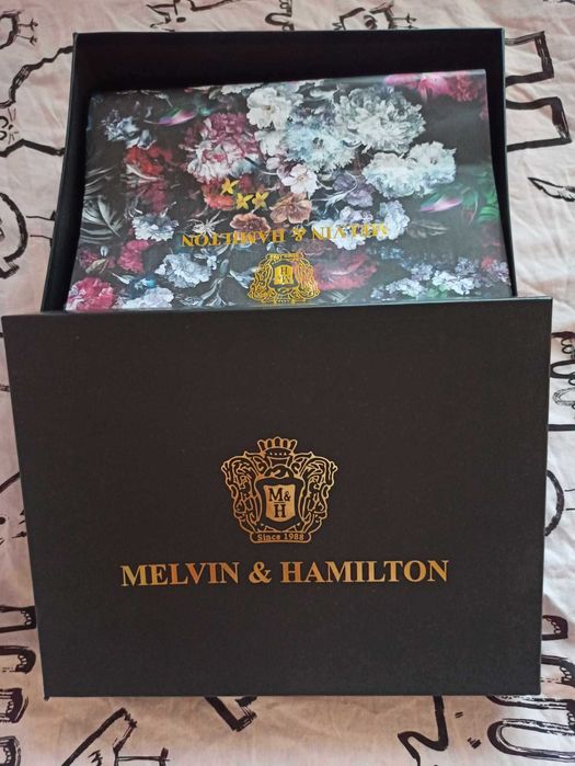 Melvin and Hamilton Trevor 28 buty botki zimowe skórzane vintage retro