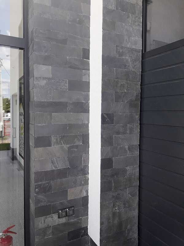 Łupek BLACK SLATE | Kamień Elewacyjny | Naturalne Wykończenie