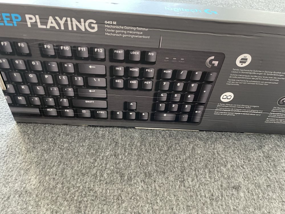 Logitech G413 SE Klawiatura Gaming Mechaniczna LED pełnowymiarowa NOWA