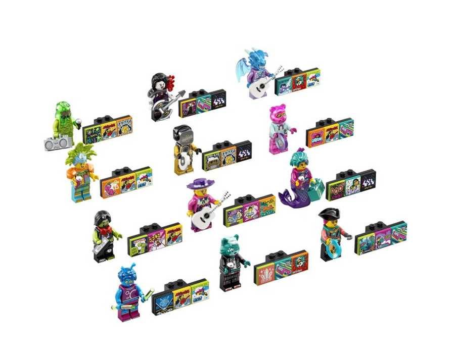 LEGO VIDIYO - Bandmates Series 1 e 2 - MINIFIGURAS NOVO