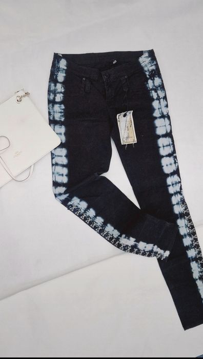 Nowe czarne spodnie Bebe skinny slim fit skinny leg haftki S/ M