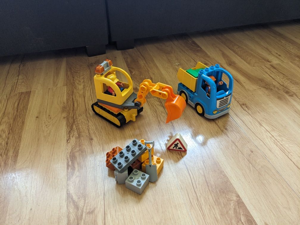 Lego Duplo koparka gąsienicowa i wywrotka