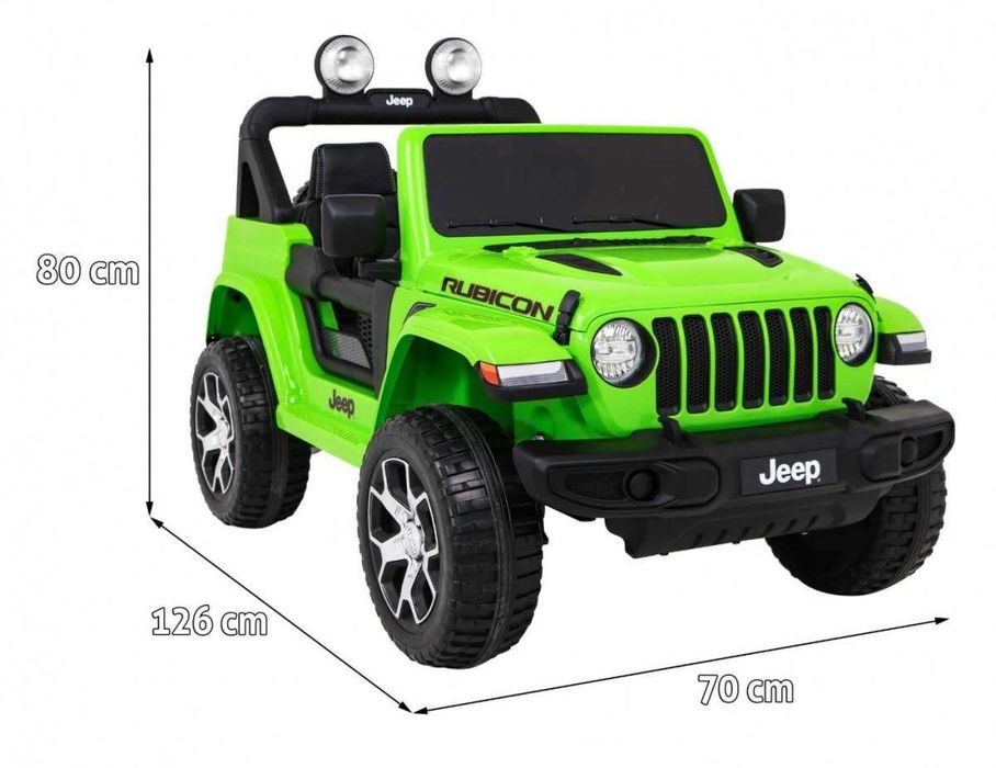 Jeep Wrangler Rubicon na akumulator dla dzieci