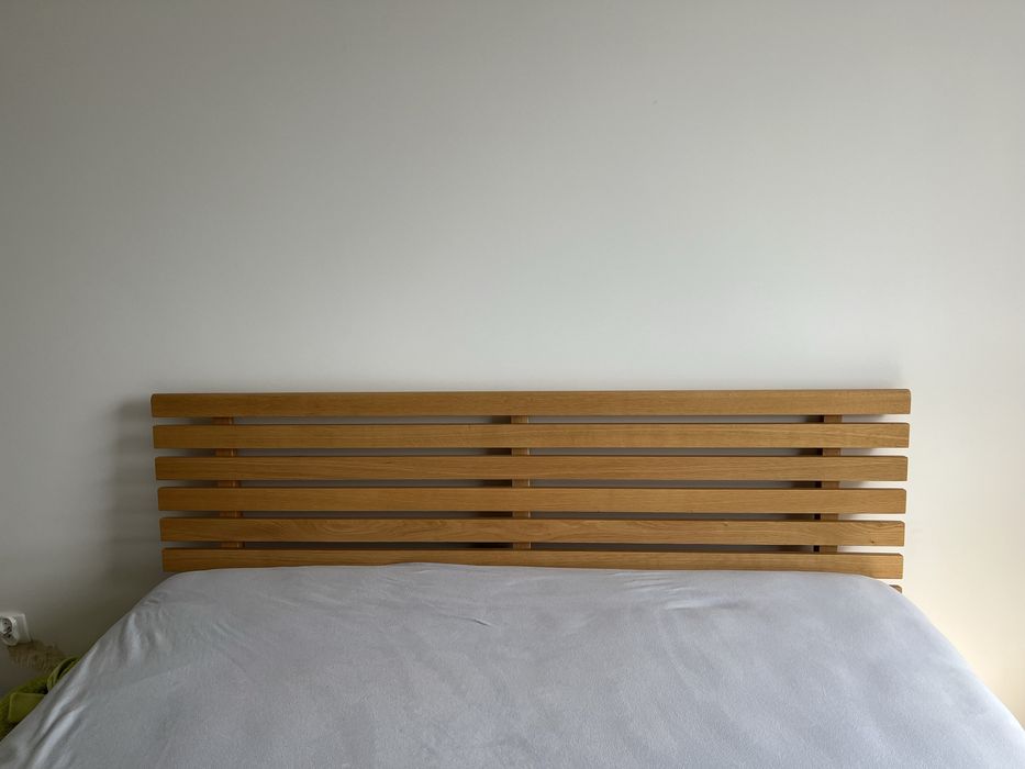 Dębowy zagłówek ażurowy do łozka VOX 160 cm