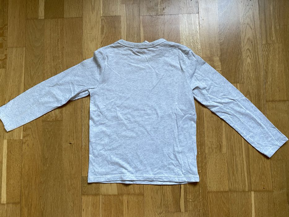Bawełniana cienka koszulka z długim rękawem 110/116 cm H&M