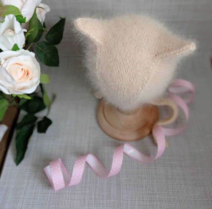 Чепчик из пуха норки