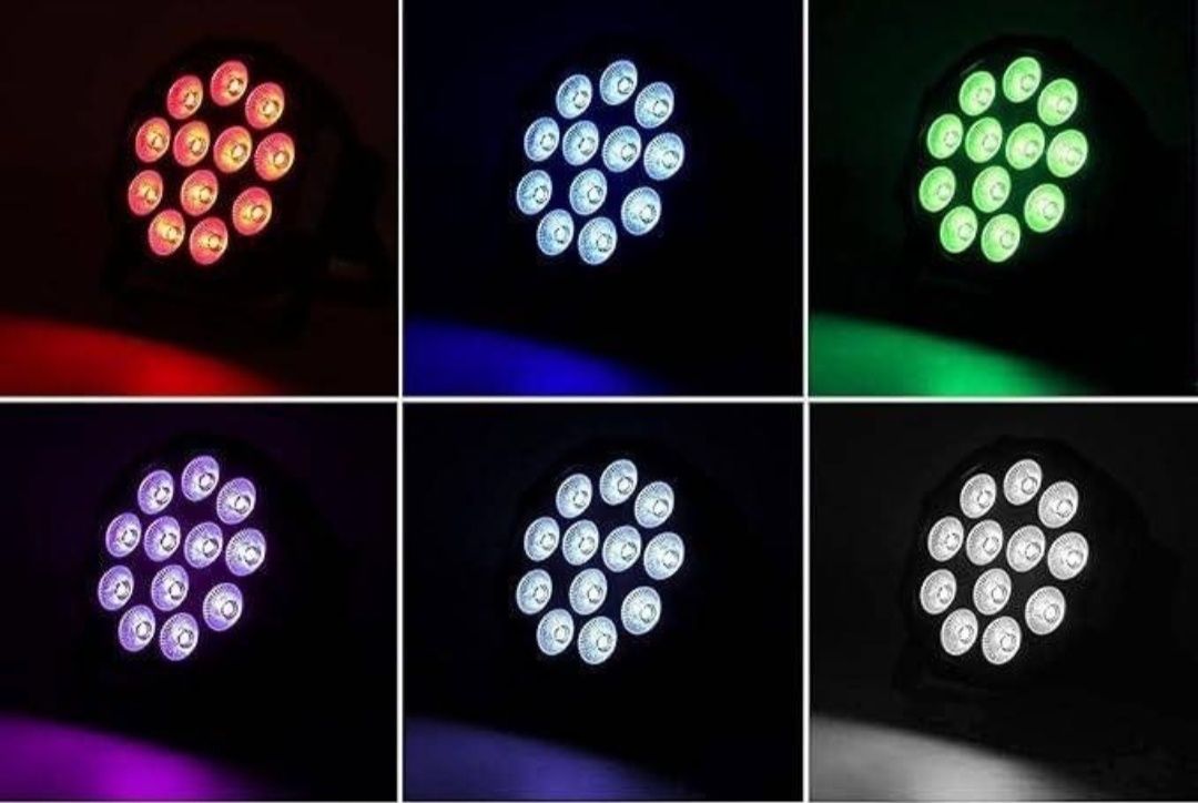 Продам LED PAR 12*12W, RGBW,  Light/ disco light dmx512, Б/У