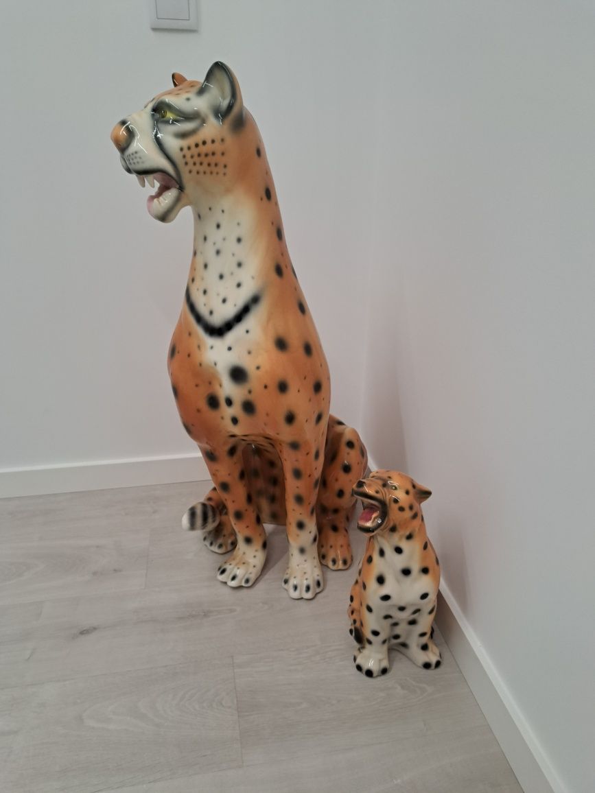 Decoração Leopardo em Loiça