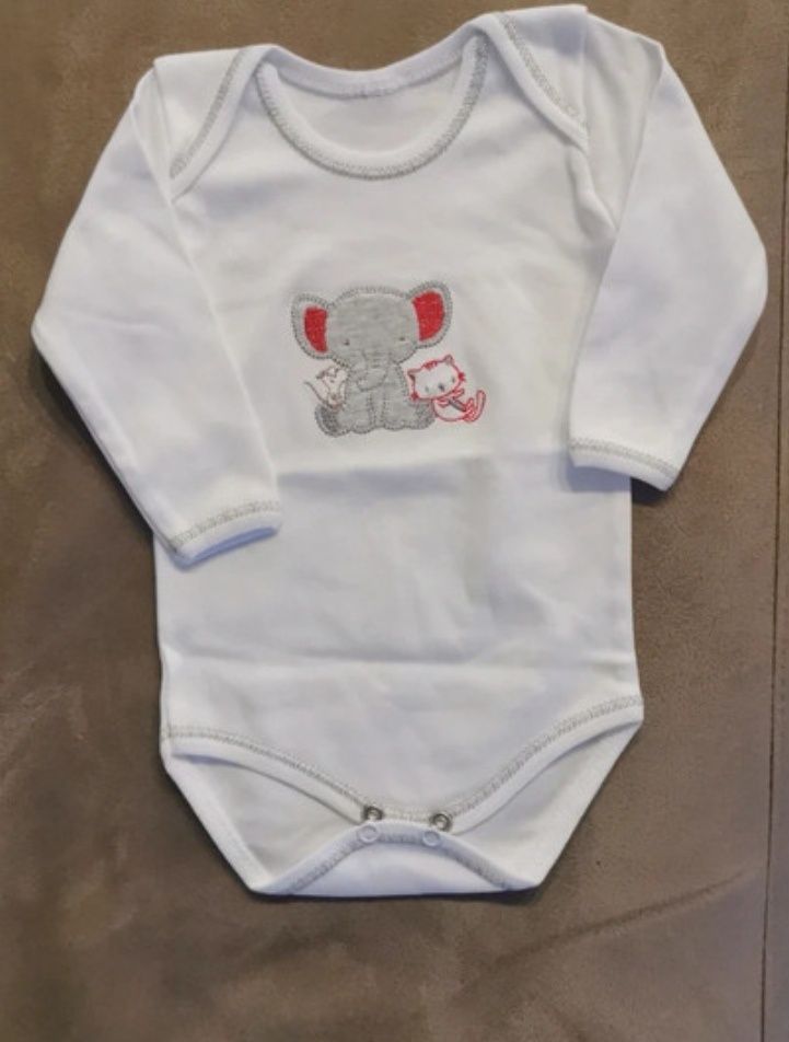 Body 100% algodão 3 meses
