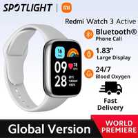 Новые смарт-часы Redmi Watch 3 Active 1,83", Bluetooth, Phone Call