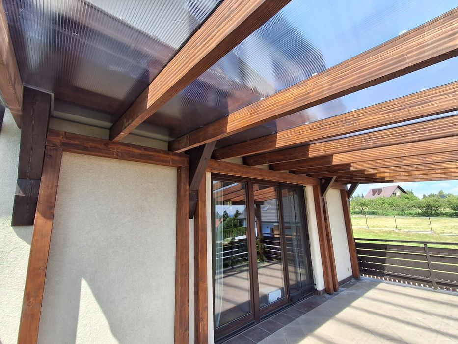 Zadaszenia tarasu pergola poliwęglan
