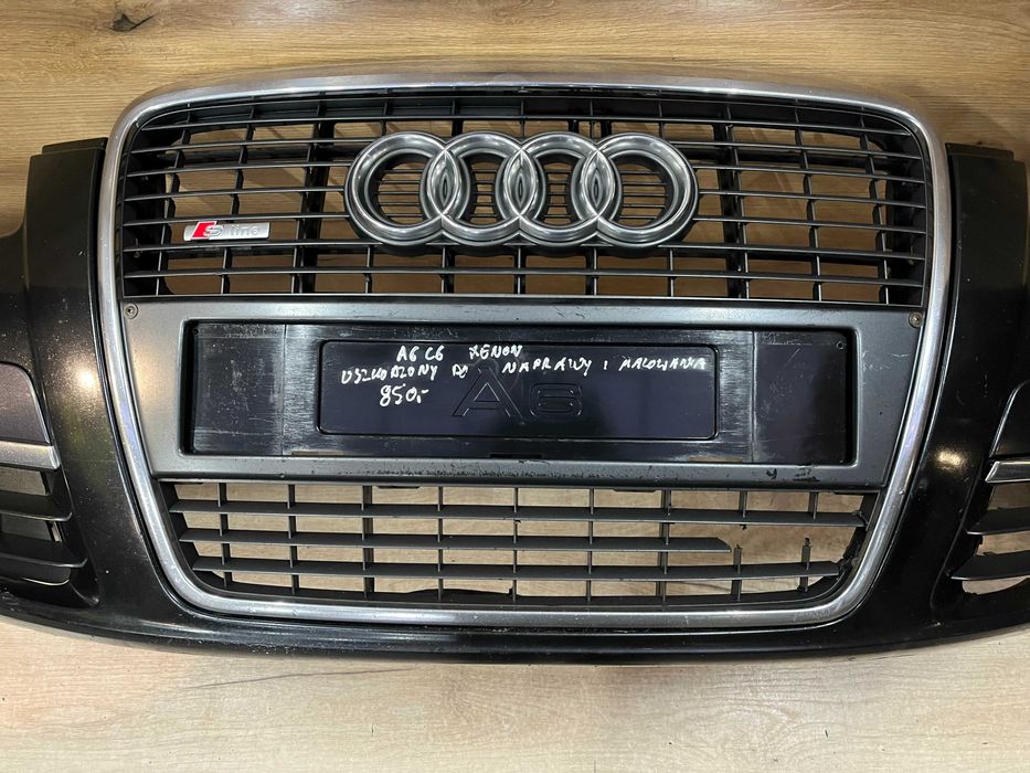 Zderzak przedni Audi A6 C6 Spryski