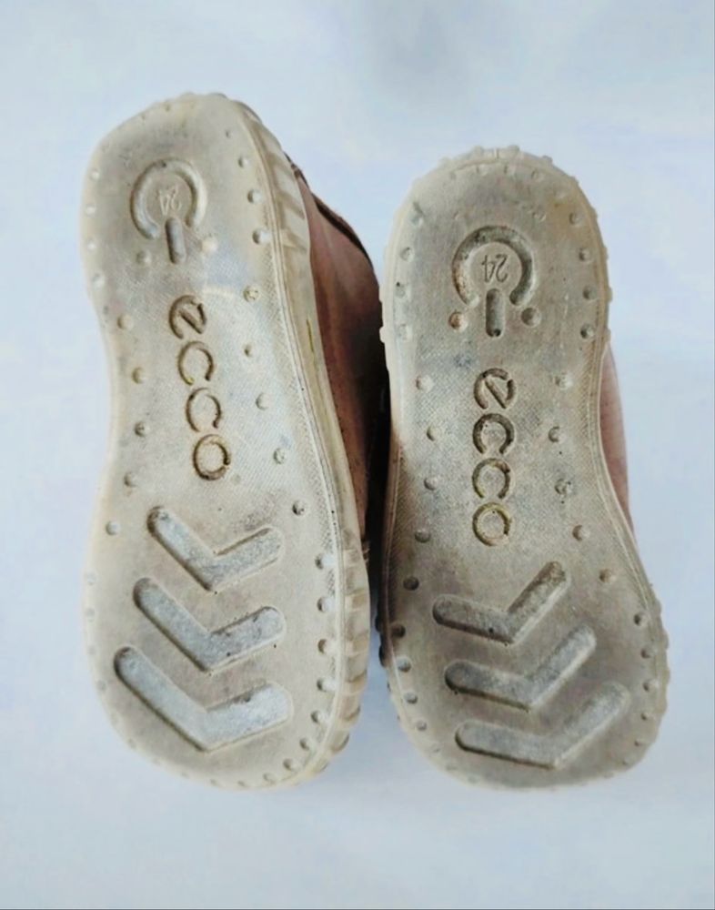 Ecco buty buciki trzewiki 24 skórzane brązowe bata mrugała befado