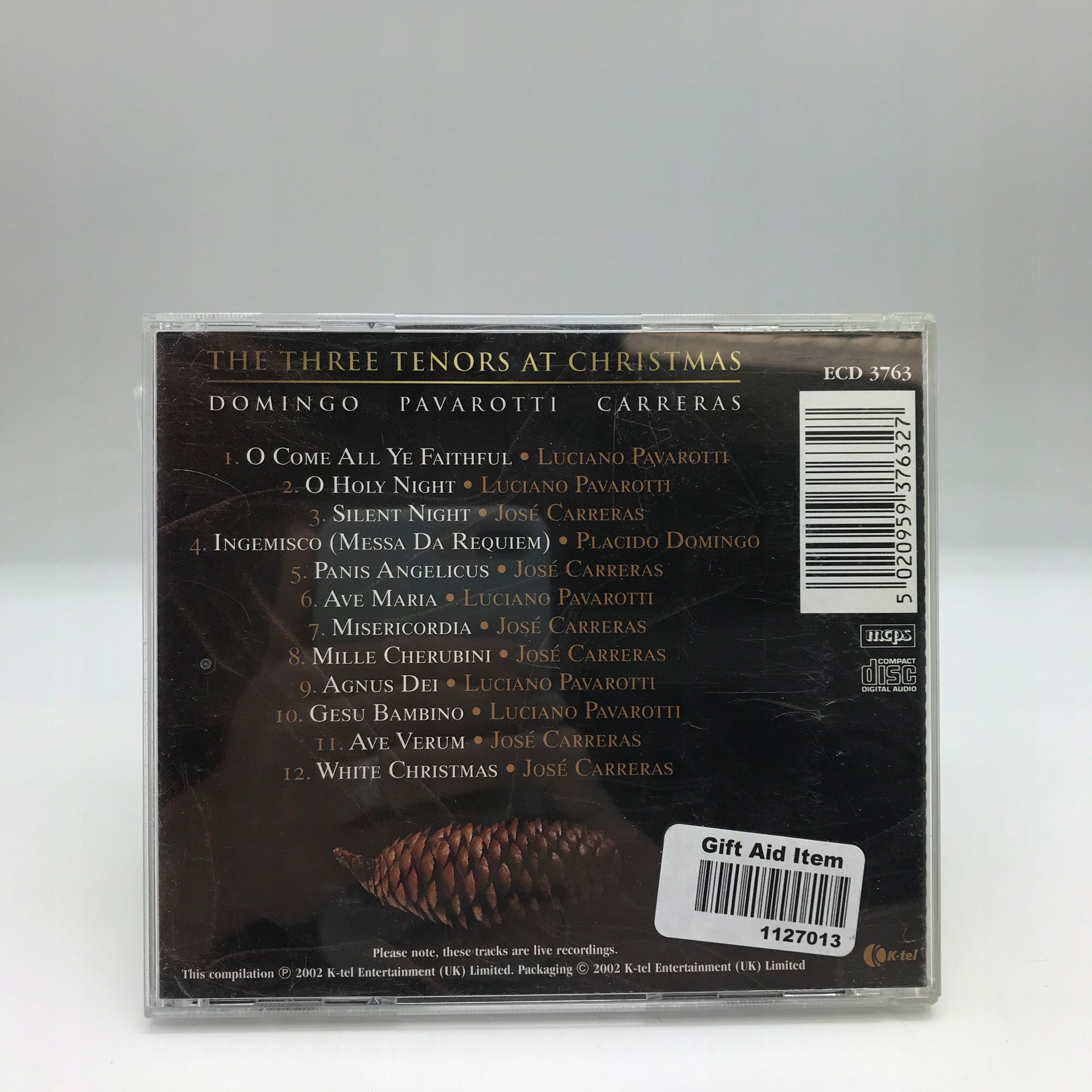 Cd - Domingo, Pavarotti, Carreras - The Three.