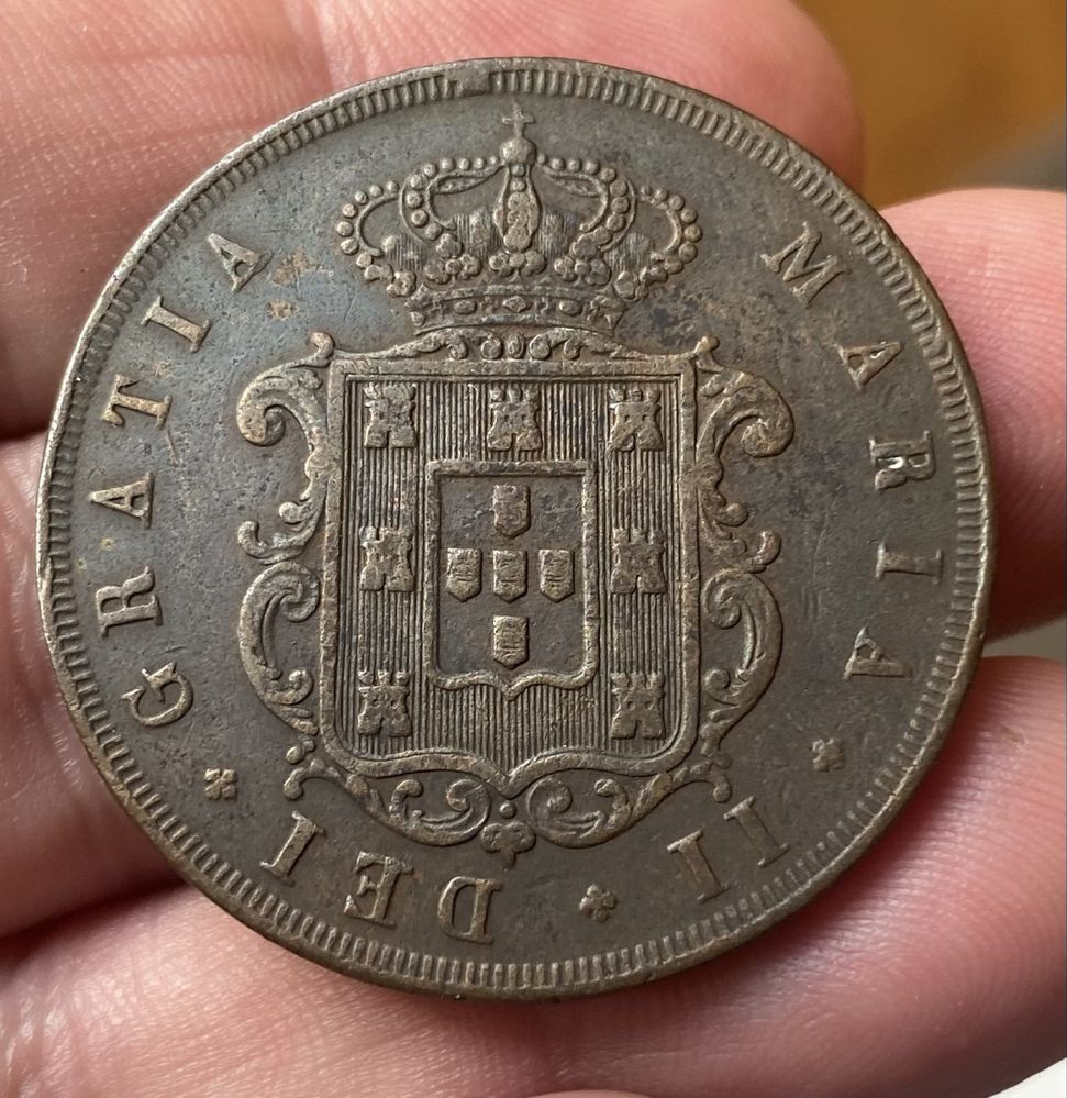 Moeda XX Reis D MARIA II - 1848