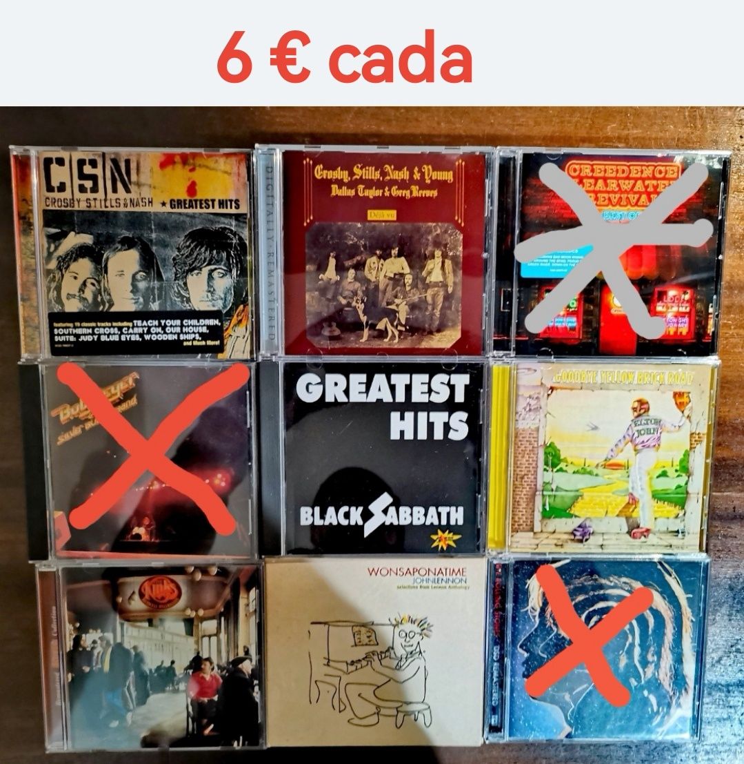 Sortido de CDs a partir de 3 euros