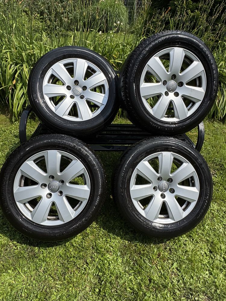 Koła felgi opony letnie audi A6 C6 A4 B6 205/60 R16 continetal