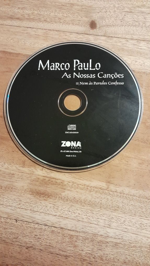 CD Marco Paulo Nem as paredes confesso  As nossas canções