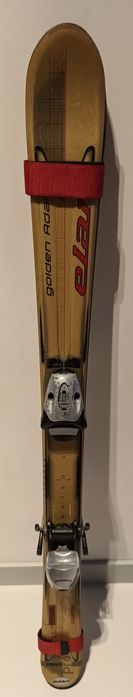 Narty zjazdowe 123cm Elan buty rozmiar 39 dla dziecka 8-10 lat zestaw