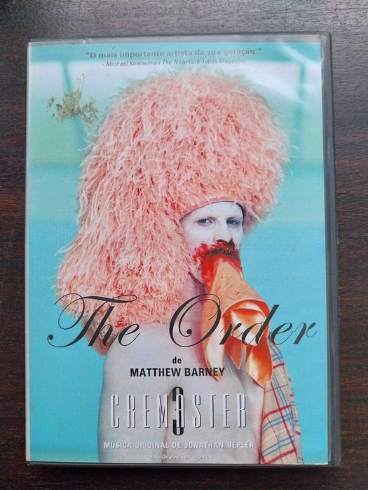 DVD “Cremaster 3 - The order”, de Matthew Barney. Muito raro.