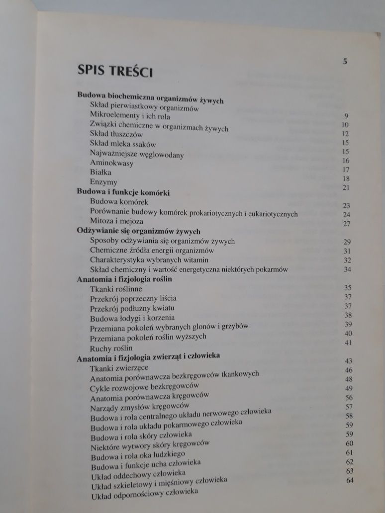 Tablice biologiczne - 1994 rok