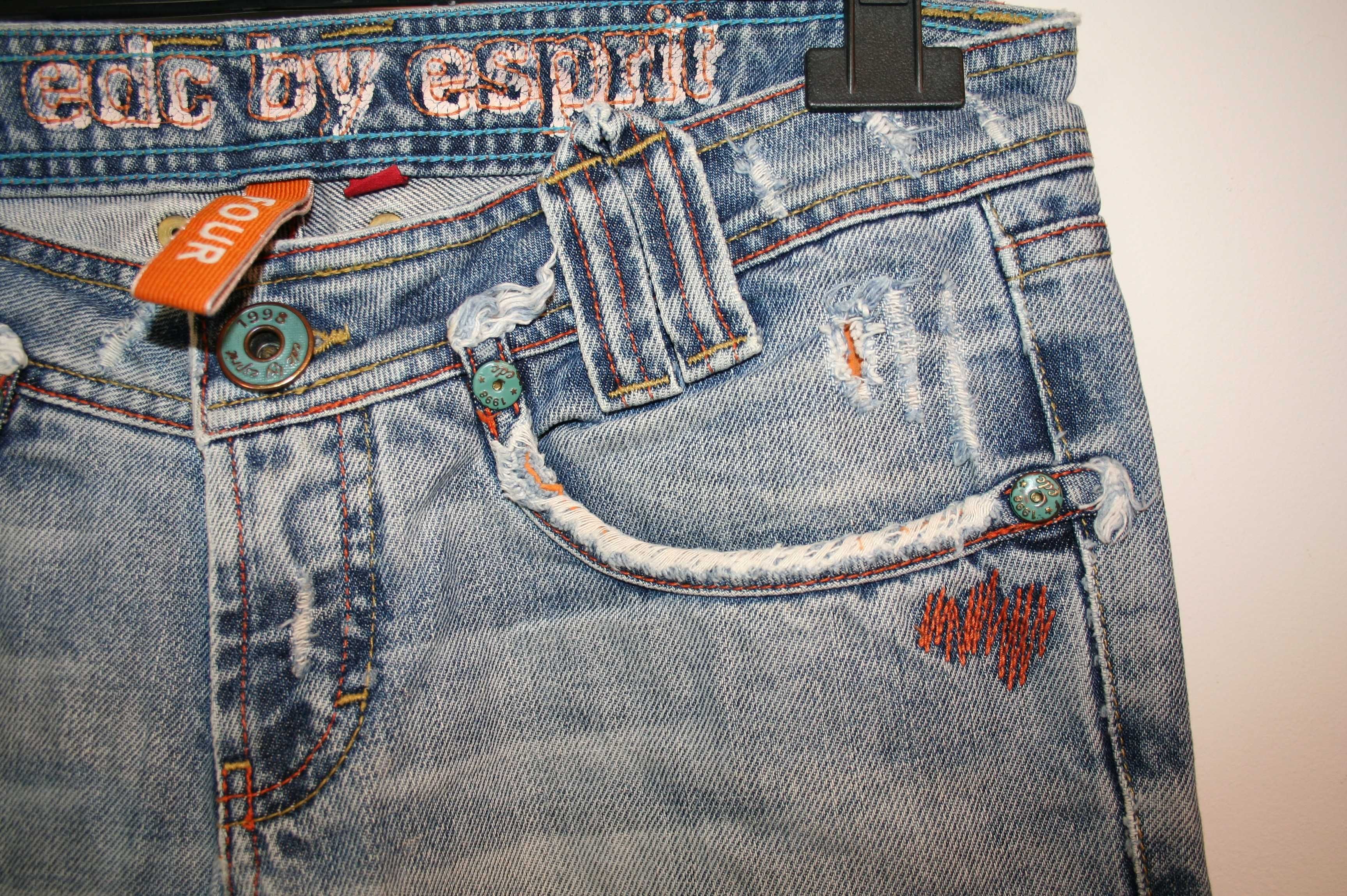 EDC by Esprit Denim Blue/Damskie Dżinsy/spodnie/rozmiar: M/38