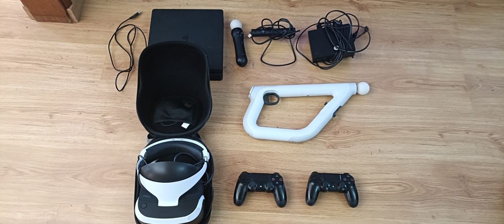 PACK PS4 Slim 1T (Versão 10.00) + PS VR  e acessórios