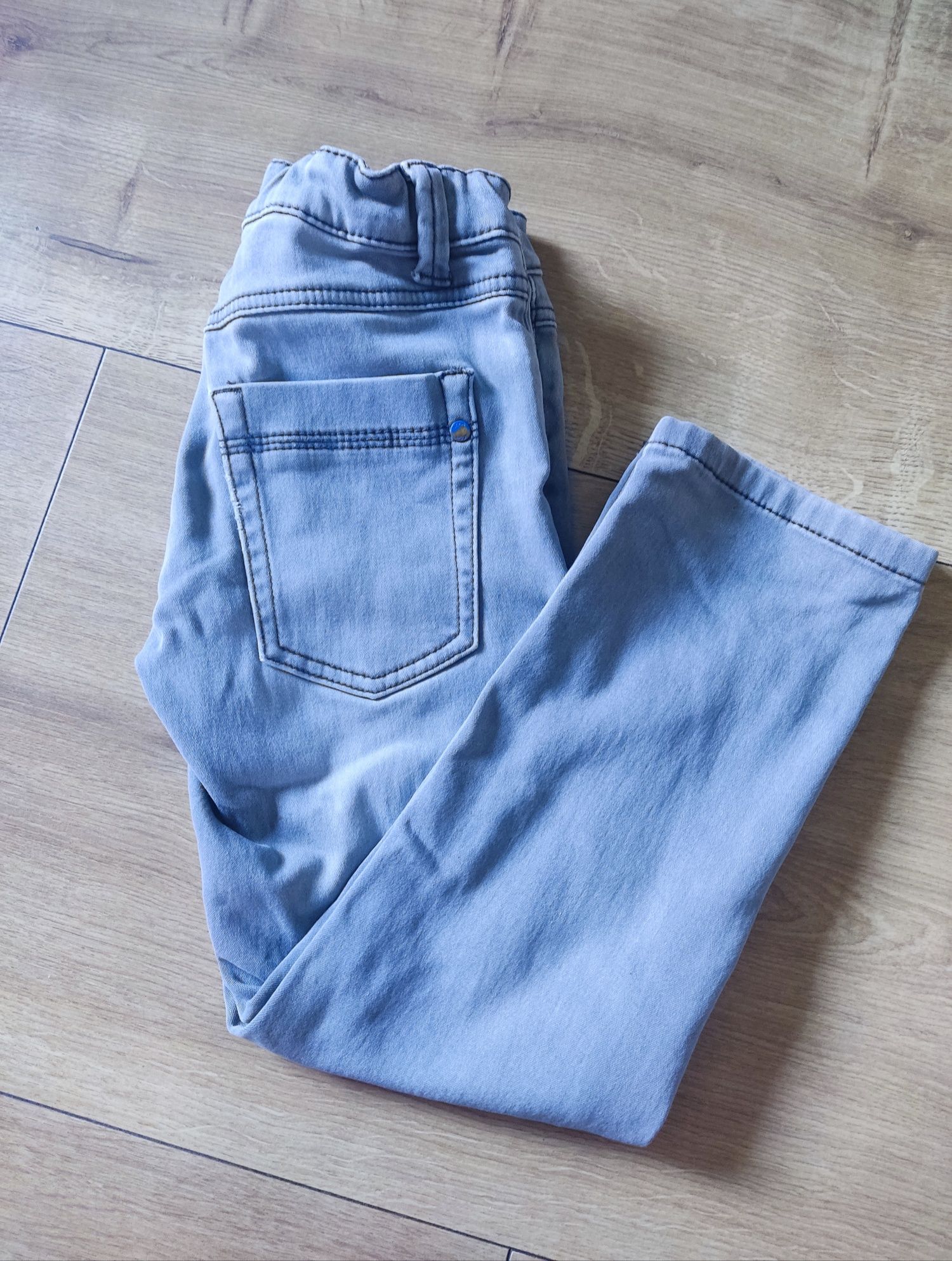 Spodnie chłopięce jeansowe denim szare jasne jeansy denim S.Oliver