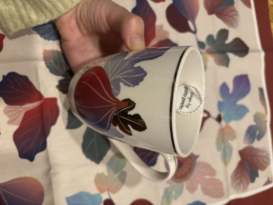 Caneca e guardanapo figo Loja do gato Preto