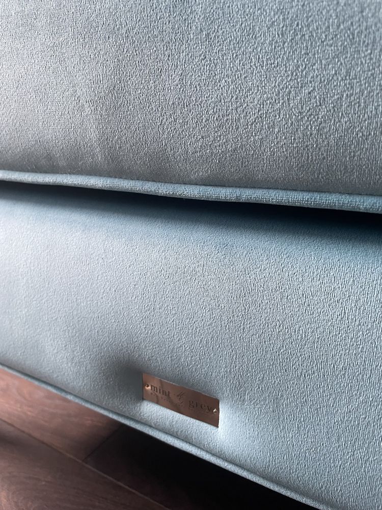 Dwa Fotele Cosmopolitan i puff. MintGrey.