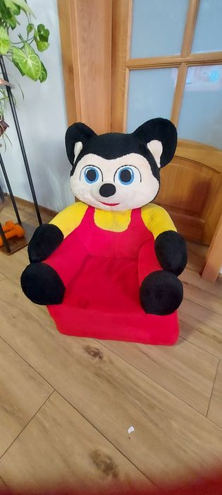 Pluszowy fotel myszka miki