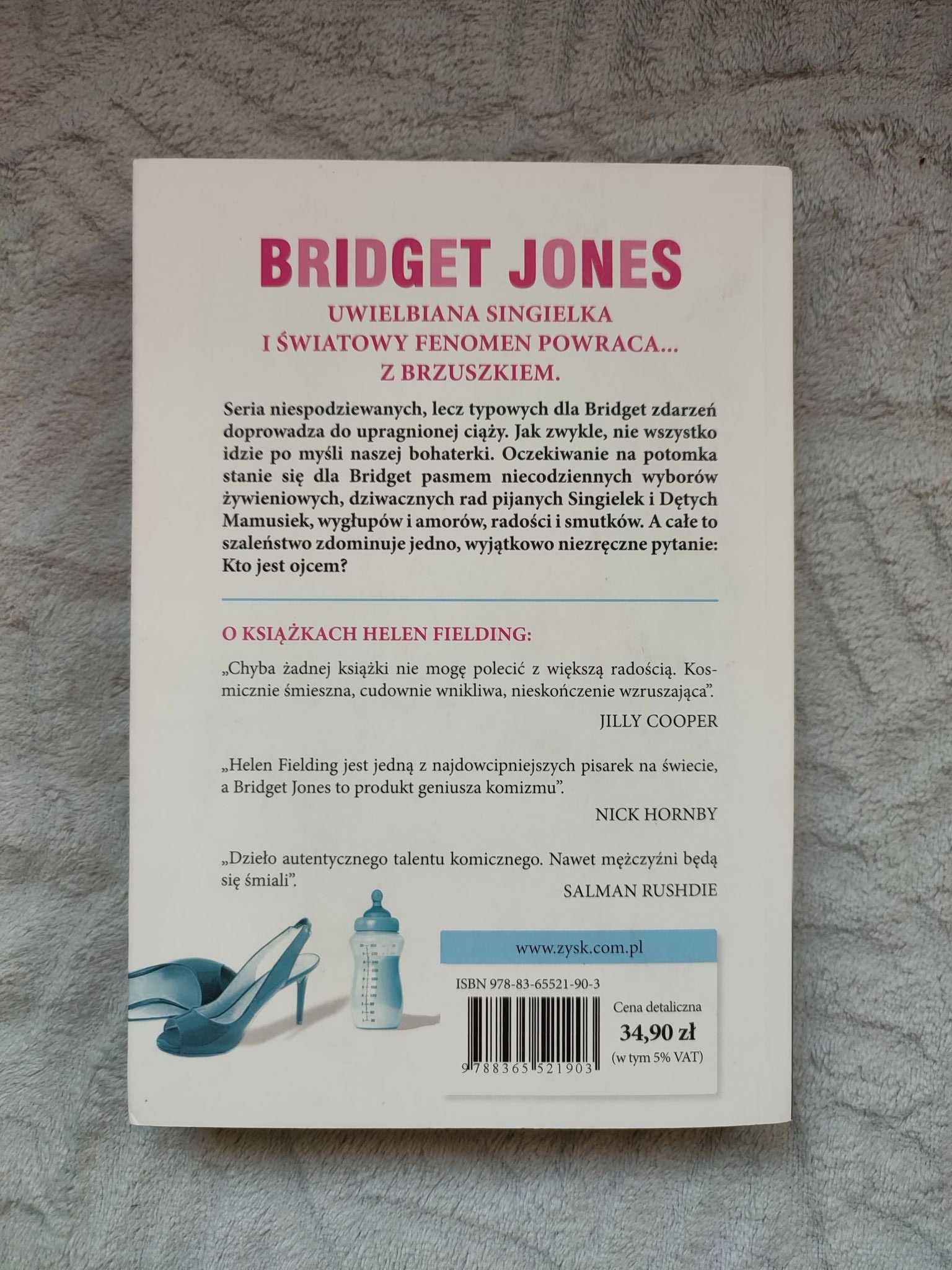 Książka "Dziennik Bridget Jones - dziecko" - Helen Fielding