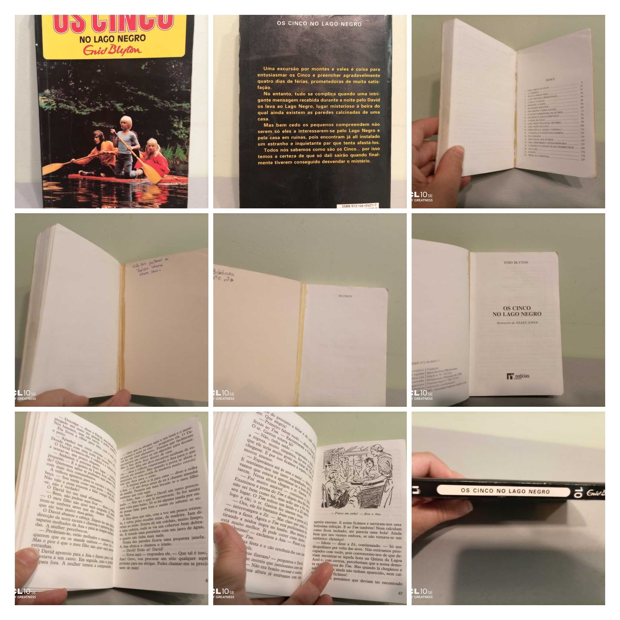 Livro de coleção os cinco