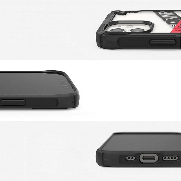 Etui Ringke Fusion X Design do iPhone 12 mini czarny (Routine)