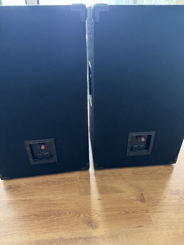 Glosniki estradowe duże +  wzmacniacz, consola Yamaha MG82 cx