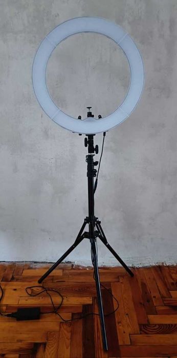 Лампа для фотосесій кільцева LED RL-18ʼʼ  45см + сумка